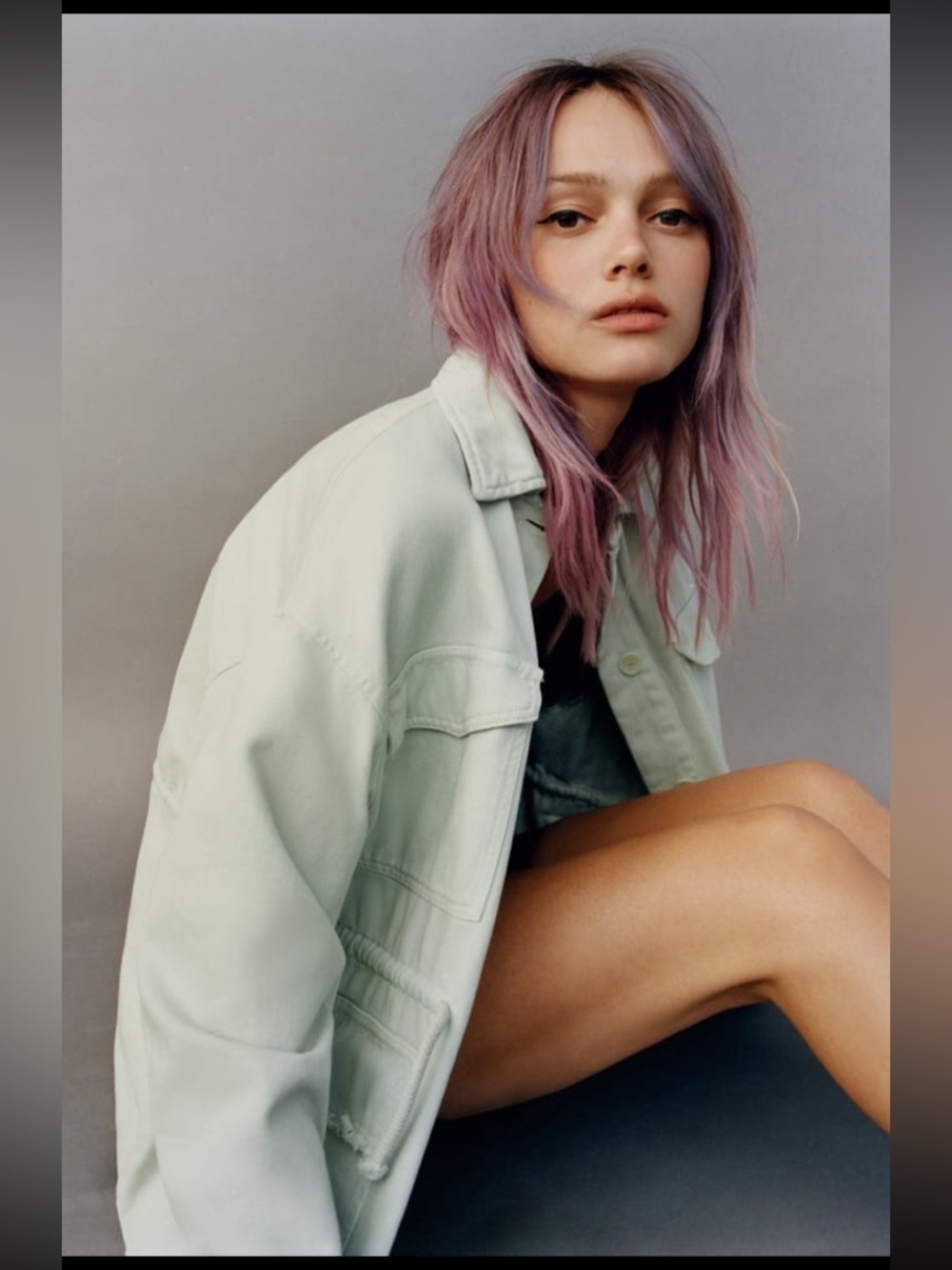 Zara overshirt with pockets